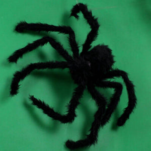 Halloween Horrible Big Black Furry Spider Trick Or Treat Halloween Decoration Halloween Horrible Big Black Furry Spider Trick Or Treat Halloween Decoration