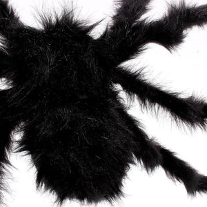 Halloween Horrible Big Black Furry Spider Trick Or Treat Halloween Decoration Halloween Horrible Big Black Furry Spider Trick Or Treat Halloween Decoration