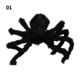 Halloween Horrible Big Black Furry Spider Trick Or Treat Halloween Decoration Halloween Horrible Big Black Furry Spider Trick Or Treat Halloween Decoration