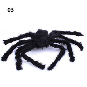 Halloween Horrible Big Black Furry Spider Trick Or Treat Halloween Decoration Halloween Horrible Big Black Furry Spider Trick Or Treat Halloween Decoration