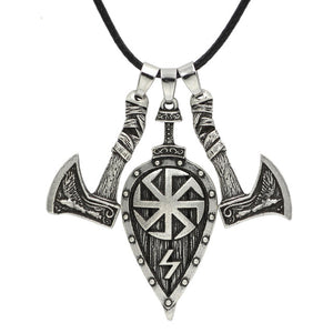 Axe & Shield Pendant Necklace Axe & Shield Pendant Necklace