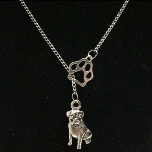 Pug & Paw Necklace