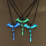 Glow In The Dark Dragon Sword Necklace Glow In The Dark Dragon Sword Necklace