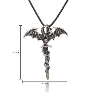 Glow In The Dark Dragon Sword Necklace Glow In The Dark Dragon Sword Necklace