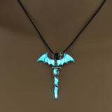 Glow In The Dark Dragon Sword Necklace Glow In The Dark Dragon Sword Necklace