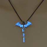 Glow In The Dark Dragon Sword Necklace Glow In The Dark Dragon Sword Necklace