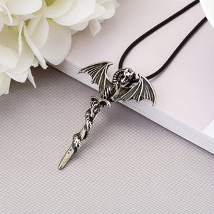 Glow In The Dark Dragon Sword Necklace Glow In The Dark Dragon Sword Necklace