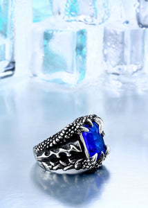 Dragon Claw Ring With Red/Blue/Black Stone Dragon Claw Ring With Red/Blue/Black Stone