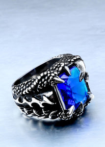 Dragon Claw Ring With Red/Blue/Black Stone Dragon Claw Ring With Red/Blue/Black Stone