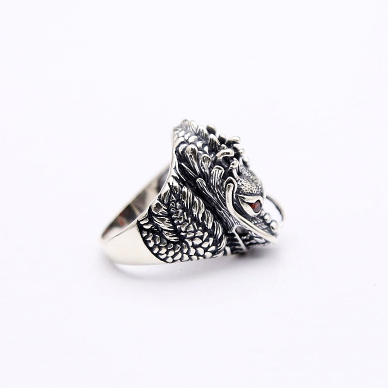 Dragon King Zircon Eyes - Genuine 925 Sterling Silver