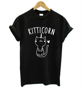 Kitticorn Kitten Unicorn Cat Women T-Shirt Kitticorn Kitten Unicorn Cat Women T-Shirt