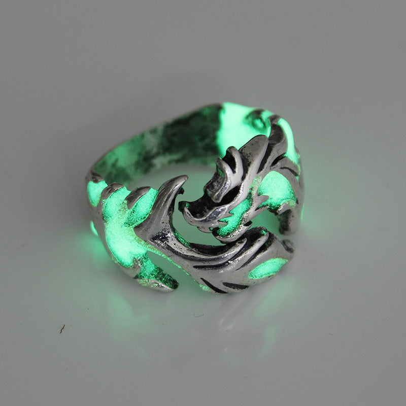 Glow In The Dark Dragon Ring