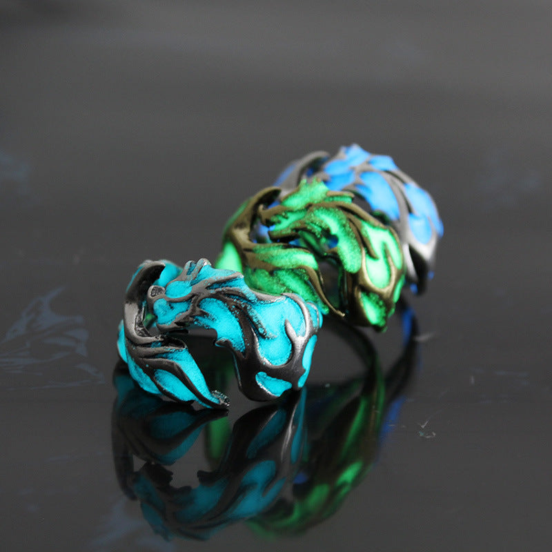 Glow In The Dark Dragon Ring