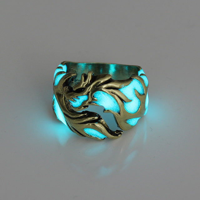 Glowing dragon store ring