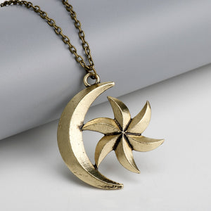 Moon Star Pendant Necklace Moon Star Pendant Necklace