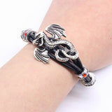 Classic Leather Dragon Bracelet Classic Leather Dragon Bracelet