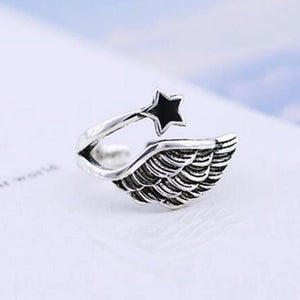 Angel Wings Silver Adjustable Ring Angel Wings Silver Adjustable Ring