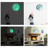 Glowing Moon Wall Clock Glowing Moon Wall Clock