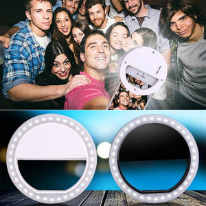 Universal Selfie Smartphone LED Ring Flash Light Universal Selfie Smartphone LED Ring Flash Light