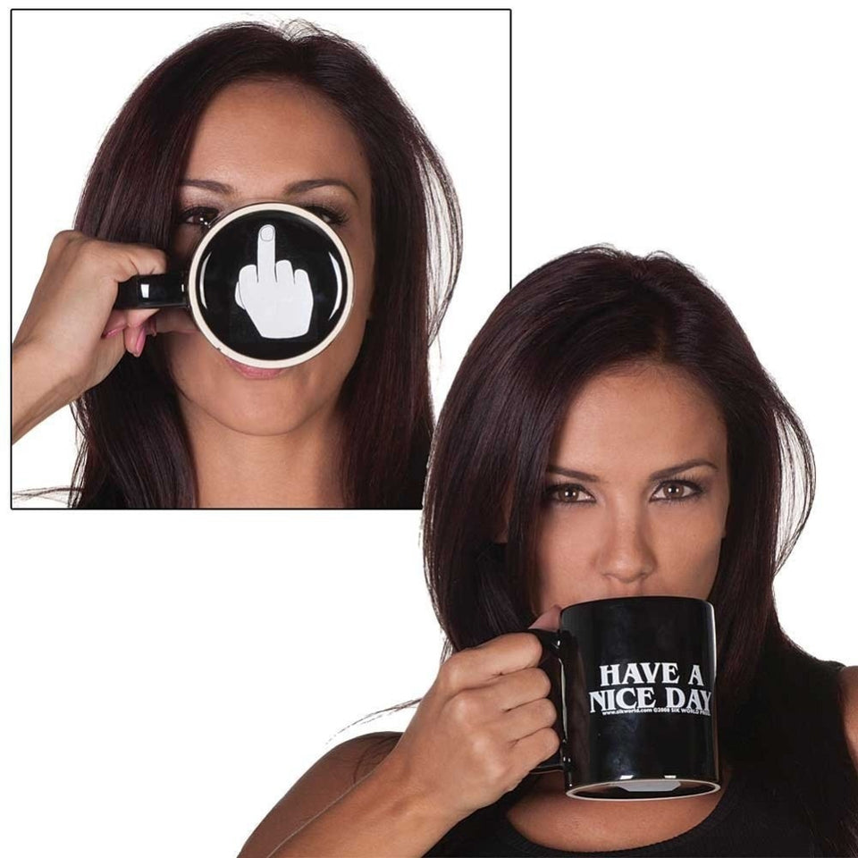 have a nice day mug middle finger mug middle finger coffee mug have a nice day coffee mug have a nice day middle finger mug middle finger cup middle finger coffee cup coffee mug with middle finger on bottom coffee cup with middle finger on bottom mug with middle finger on bottom