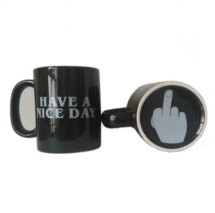 have a nice day mug middle finger mug middle finger coffee mug have a nice day coffee mug have a nice day middle finger mug middle finger cup middle finger coffee cup coffee mug with middle finger on bottom coffee cup with middle finger on bottom mug with middle finger on bottom