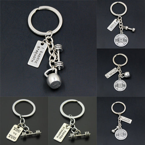 Fitness Motivation Gym Workout Keychain