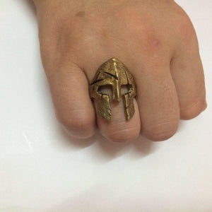 Spartan Battle Worn Helmet Ring Spartan Battle Worn Helmet Ring