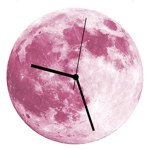 Glowing Moon Wall Clock Glowing Moon Wall Clock