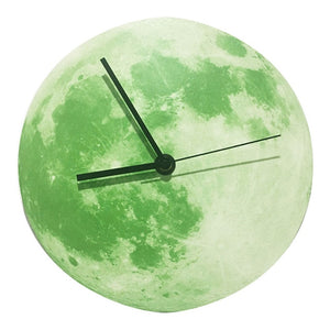 Glowing Moon Wall Clock Glowing Moon Wall Clock