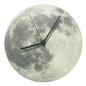 Glowing Moon Wall Clock Glowing Moon Wall Clock