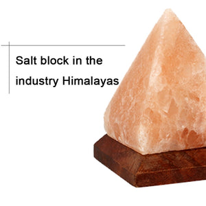 Himalayan Salt Lamp (Triangle) pink himalayan salt lamp - himalayan rock salt lamp - salt rock lamp