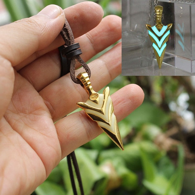 Glow In The Dark Arrow Necklace