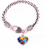 Autism Awareness Puzzle Charm Bracelet Autism Awareness Puzzle Charm Bracelet