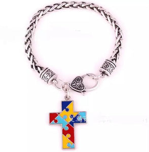 Autism Awareness Puzzle Charm Bracelet Autism Awareness Puzzle Charm Bracelet