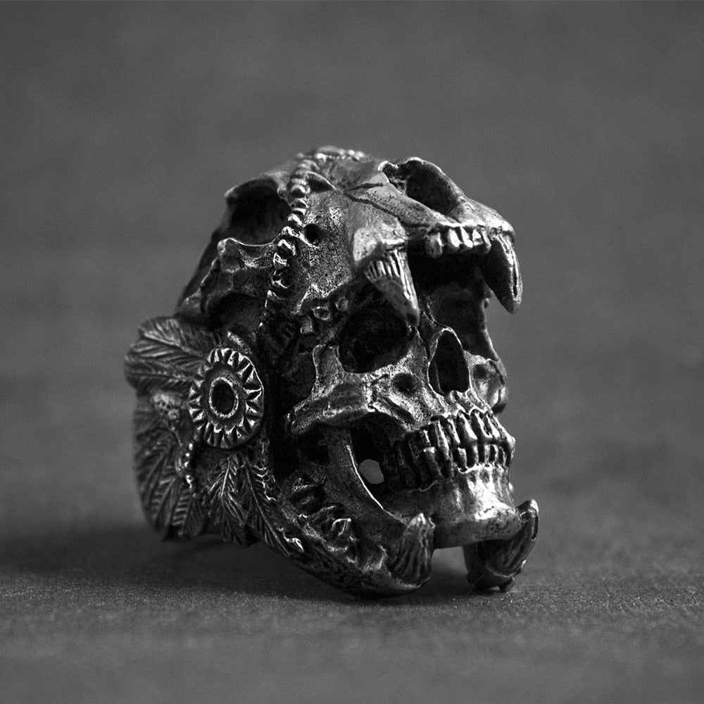 Indian deals skull ring