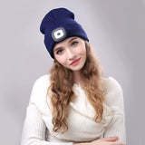 LED Winter Beanie beanie hat with light led beanie hat beanie hat with led light light up beanie hat