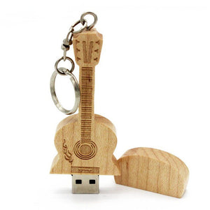 Wooden Guitar USB Flash Drive Wooden Guitar USB Flash Drive