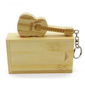 Wooden Guitar USB Flash Drive Wooden Guitar USB Flash Drive