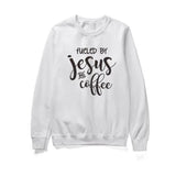 Fueled By Jesus and Coffee Sweatshirt jesus sweatshirt, jesus hoodie, jesus sweater, jesus christ hoodie