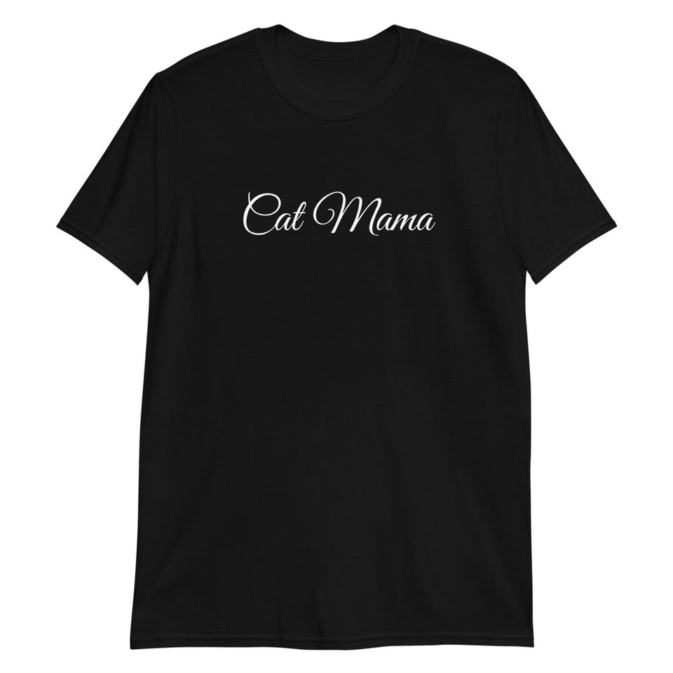 Cat Mama T-Shirt | Cat Mom Shirt | Cat Mum T Shirt | Mother Of Cats Tee | Cat Owner Gift Unisex T-Shirt