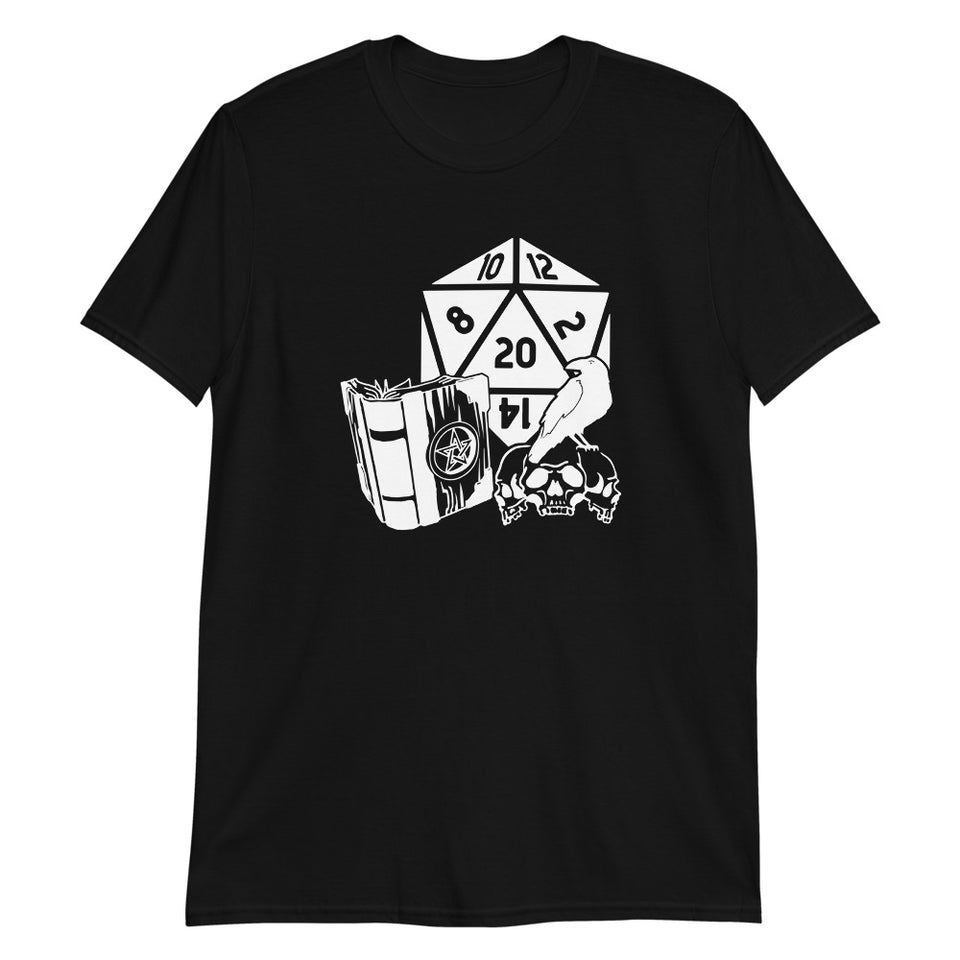 Dungeon Master RPG Dice Shirt | Dungeon Master Tee | Tabletop RPG | Tabletop Games | RPG T Shirt | Role Playing Unisex T-Shirt