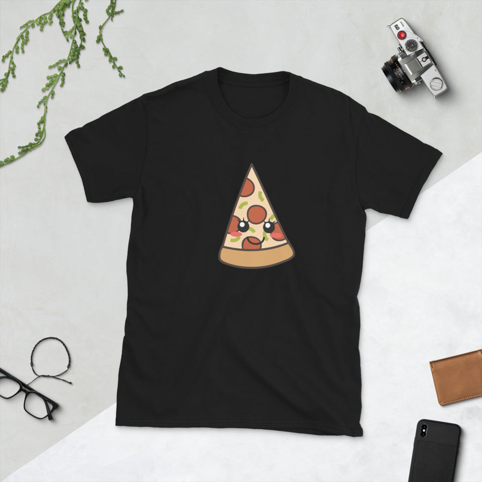 Kawaii Pizza Anime Manga Pizza Lover Shirt | Pizza Tee | Pizza Gifts | Pizza Clothing | Funny Pizza Shirt | Pizza Lover Unisex T-Shirt