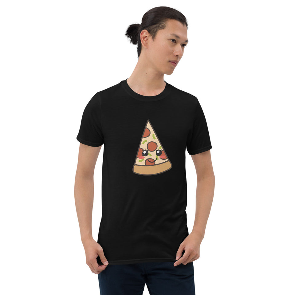 Kawaii Pizza Anime Manga Pizza Lover Shirt | Pizza Tee | Pizza Gifts | Pizza Clothing | Funny Pizza Shirt | Pizza Lover Unisex T-Shirt