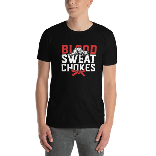 Brazilian Jiu Jitsu Blood Sweat Chokes Shirt | BJJ Shirt | Brazilian Jiu-Jitsu Unisex T-Shirt