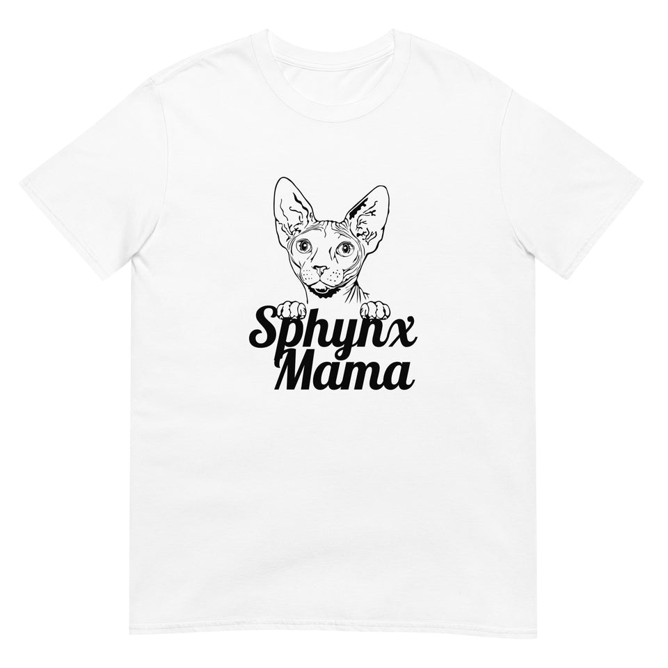 Sphynx Cat Shirt | Sphynx Cat Gifts | Sphynx Mama Sphynx Mom Sphynx Mum Cat Unisex White T-Shirt