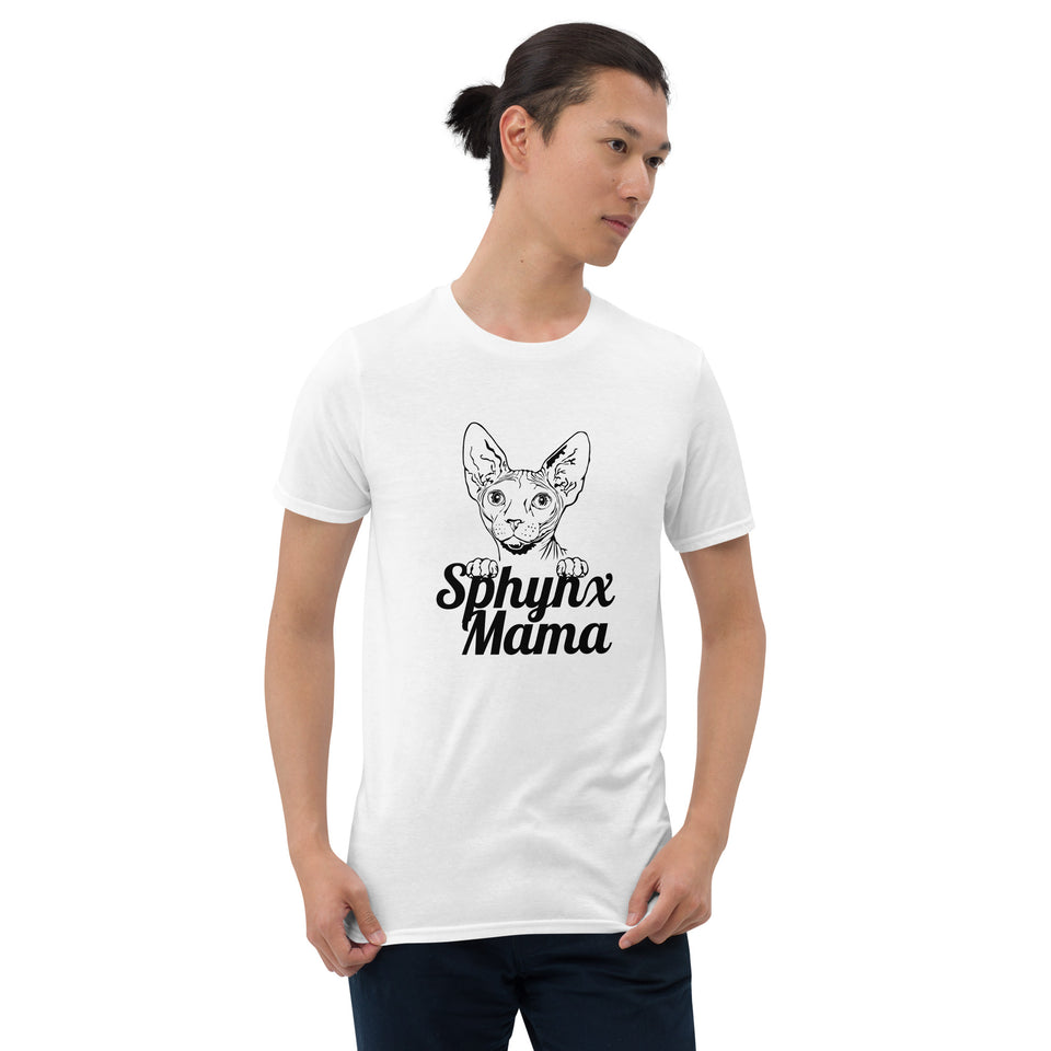 Sphynx Cat Shirt | Sphynx Cat Gifts | Sphynx Mama Sphynx Mom Sphynx Mum Cat Unisex White T-Shirt