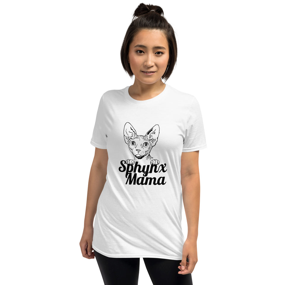 Sphynx Cat Shirt | Sphynx Cat Gifts | Sphynx Mama Sphynx Mom Sphynx Mum Cat Unisex White T-Shirt