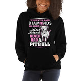 Whoever Said Diamonds Are A Girl's Best Friend Never Had A Pitbull Pink Unisex Hoodie Whoever Said Diamonds Are A Girl's Best Friend Never Had A Pitbull Pink Unisex Hoodie