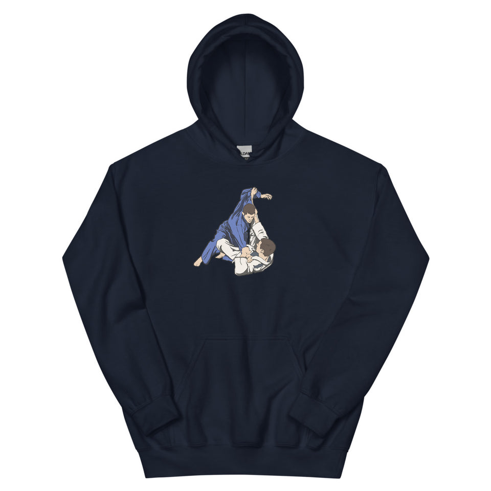 Brazilian Jiu Jitsu Rolling Hoodie | BJJ Hoodie | Brazilian Jiu-Jitsu Unisex Hoodie