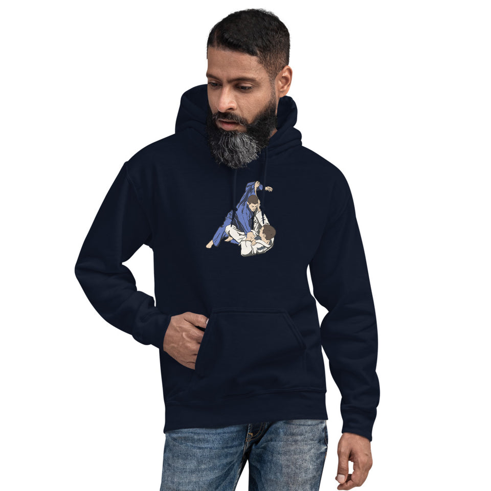 Brazilian Jiu Jitsu Rolling Hoodie | BJJ Hoodie | Brazilian Jiu-Jitsu Unisex Hoodie